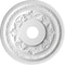Ekena Millwork Baltimore PVC Ceiling Medallion (Canopies up to 7 3/4"), 19"OD x 3 1/2"ID x 1"P, Metallic Charcoal CMP19BACCH - alternate 2